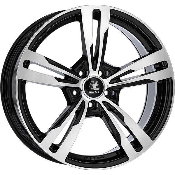 itWHEELS Anna Black Polished 8,50x19 5x108,00 ET45,00